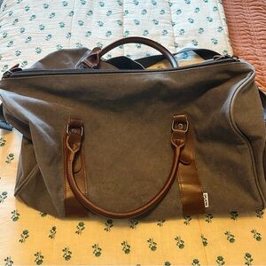 Stylish Gray Canvas Men's Bag
